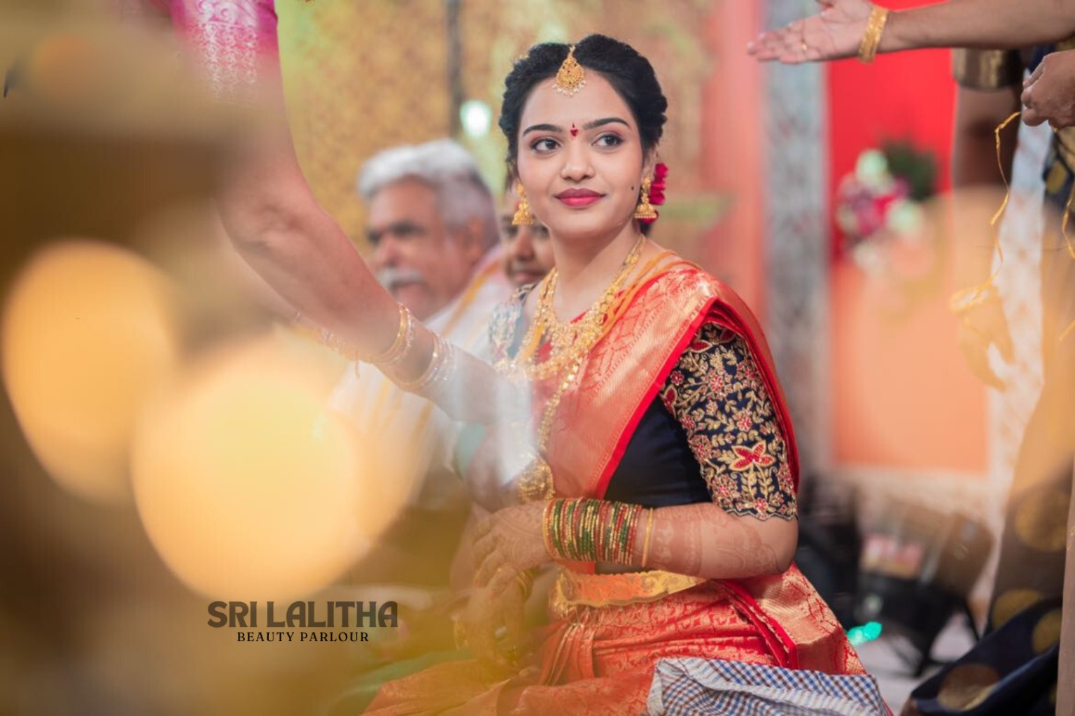 Sri Lalitha Beauty Parlour bridal and beauty work