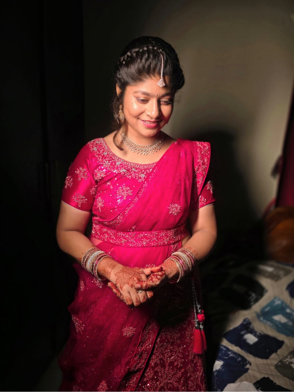 Sri Lalitha Beauty Parlour bridal and beauty work