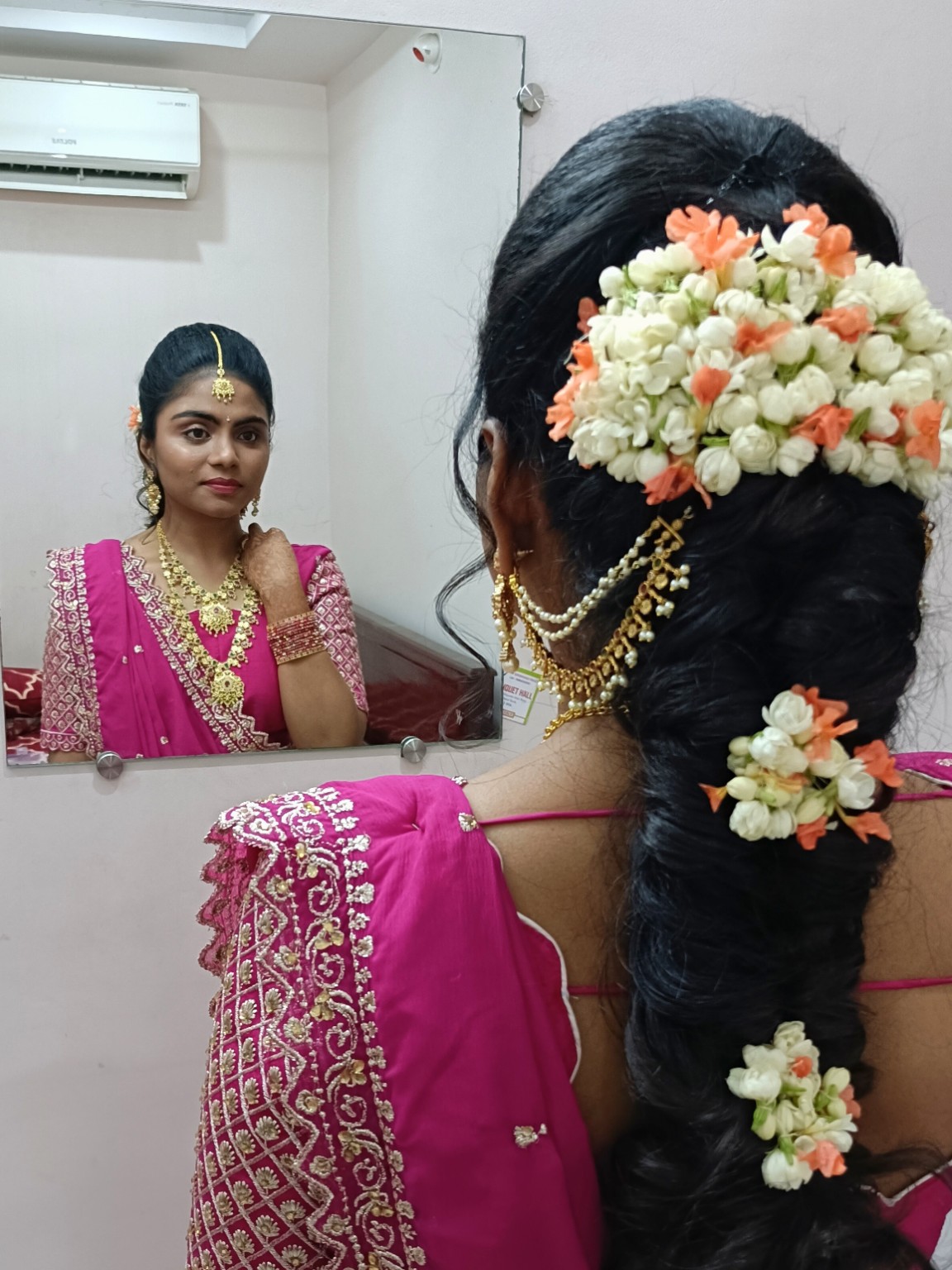 Sri Lalitha Beauty Parlour bridal and beauty work