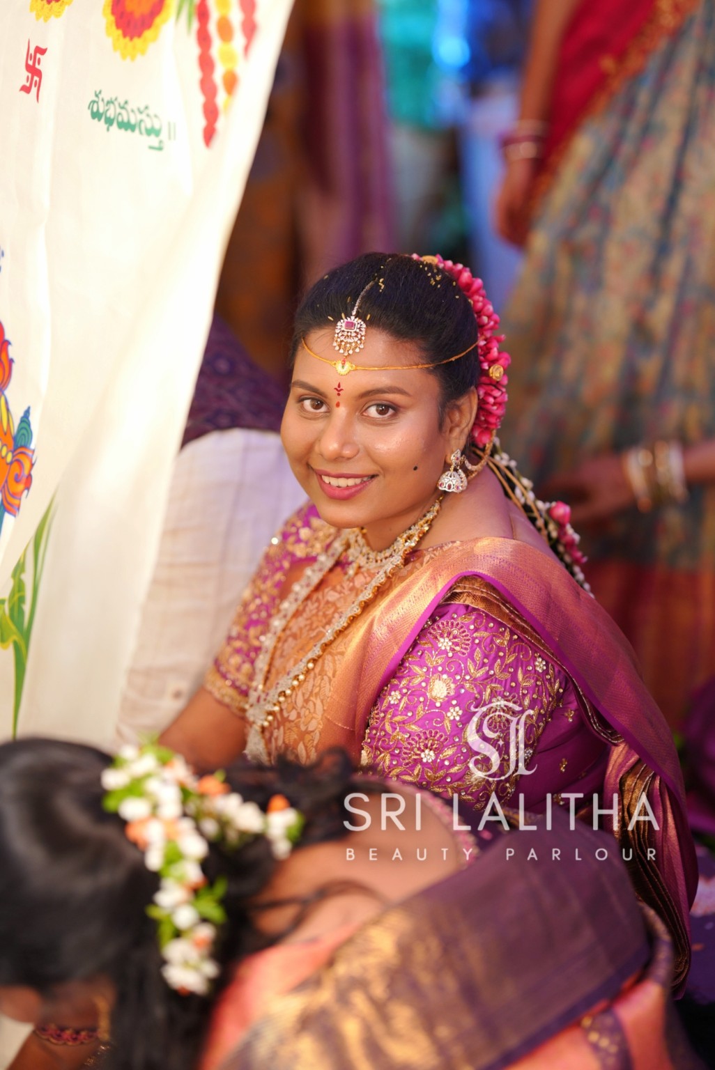 Sri Lalitha Beauty Parlour bridal and beauty work