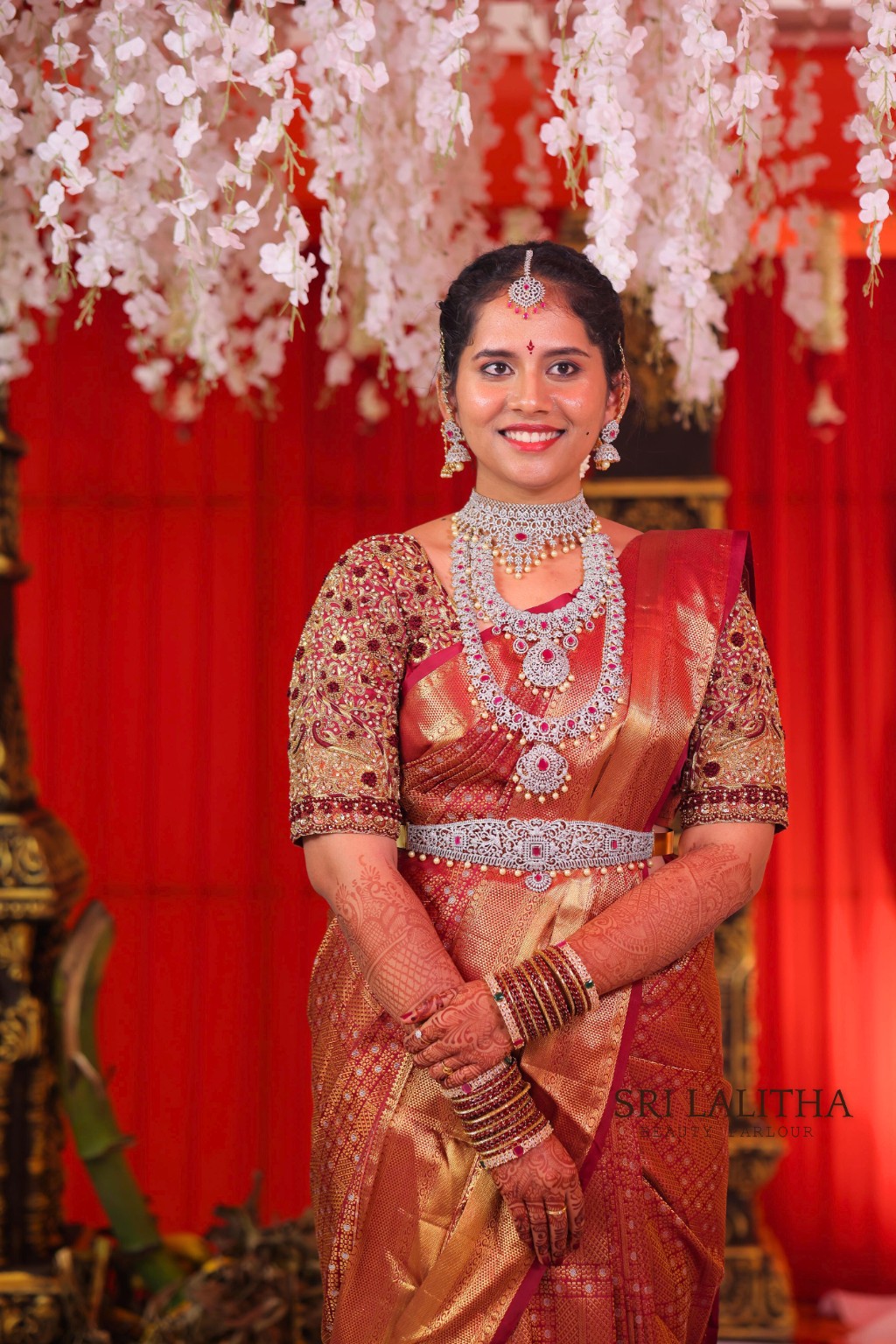 Sri Lalitha Beauty Parlour bridal and beauty work