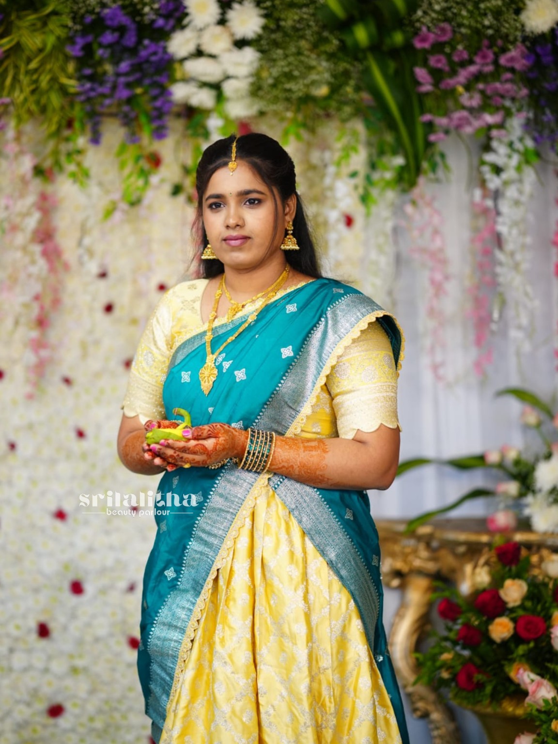 Sri Lalitha Beauty Parlour bridal and beauty work