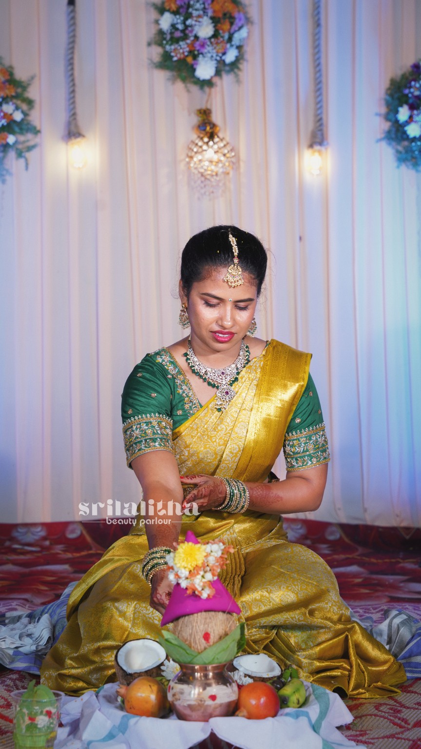 Sri Lalitha Beauty Parlour bridal and beauty work