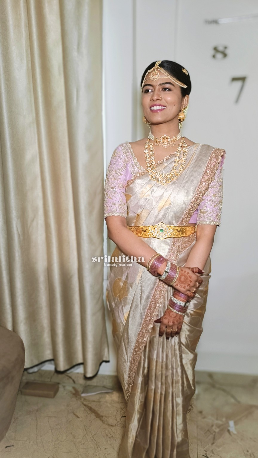 Sri Lalitha Beauty Parlour bridal and beauty work