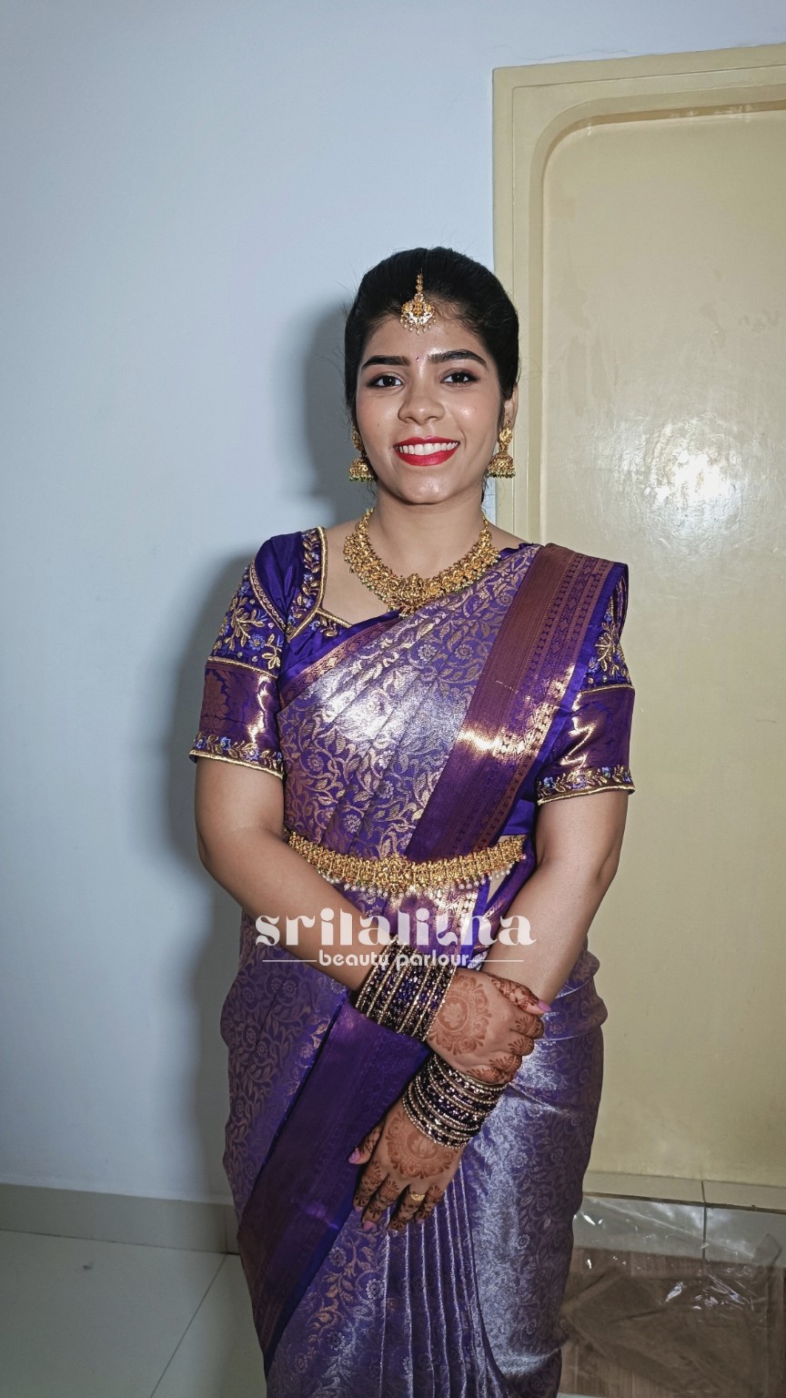 Sri Lalitha Beauty Parlour bridal and beauty work