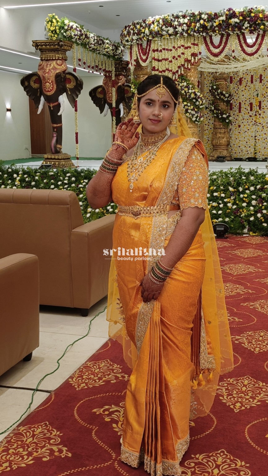 Sri Lalitha Beauty Parlour bridal and beauty work