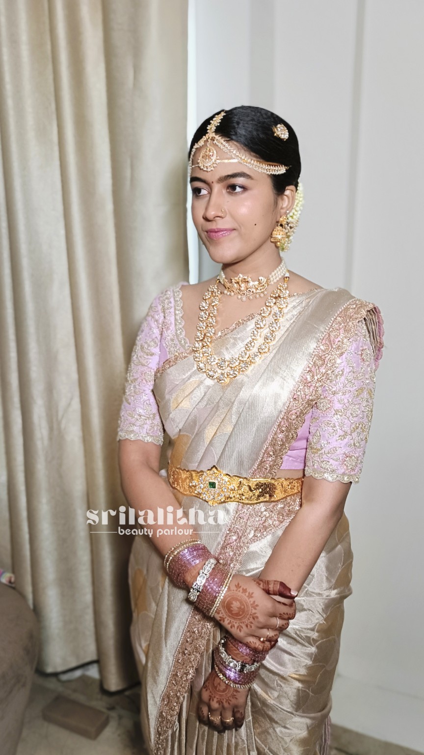 Sri Lalitha Beauty Parlour bridal and beauty work