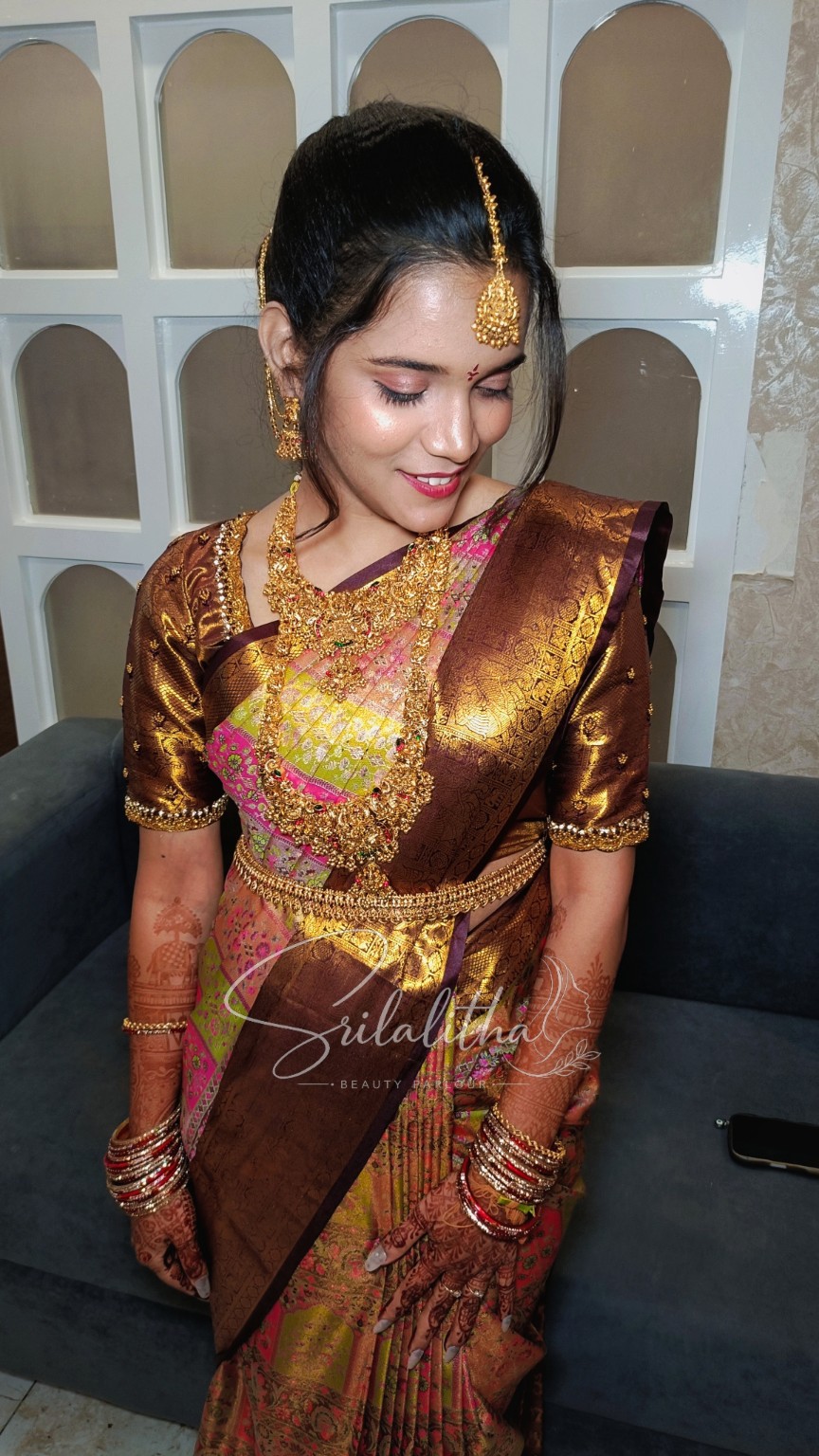 Sri Lalitha Beauty Parlour bridal and beauty work
