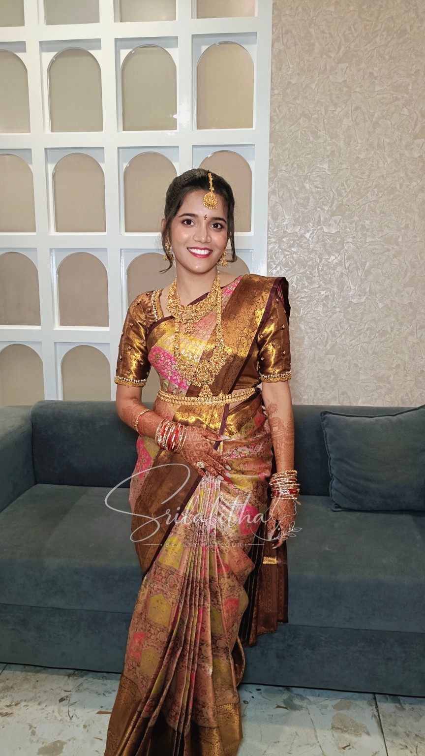Sri Lalitha Beauty Parlour bridal and beauty work