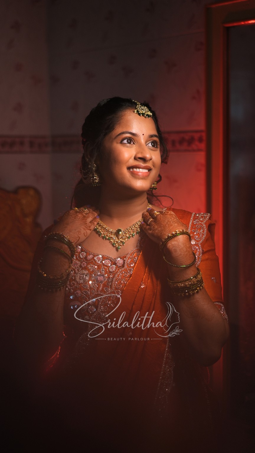 Sri Lalitha Beauty Parlour bridal and beauty work