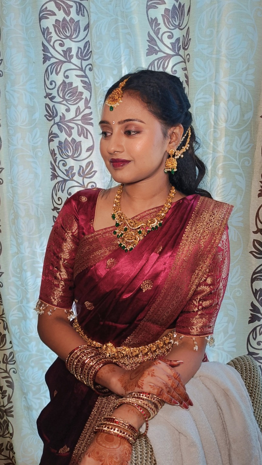 Sri Lalitha Beauty Parlour bridal and beauty work