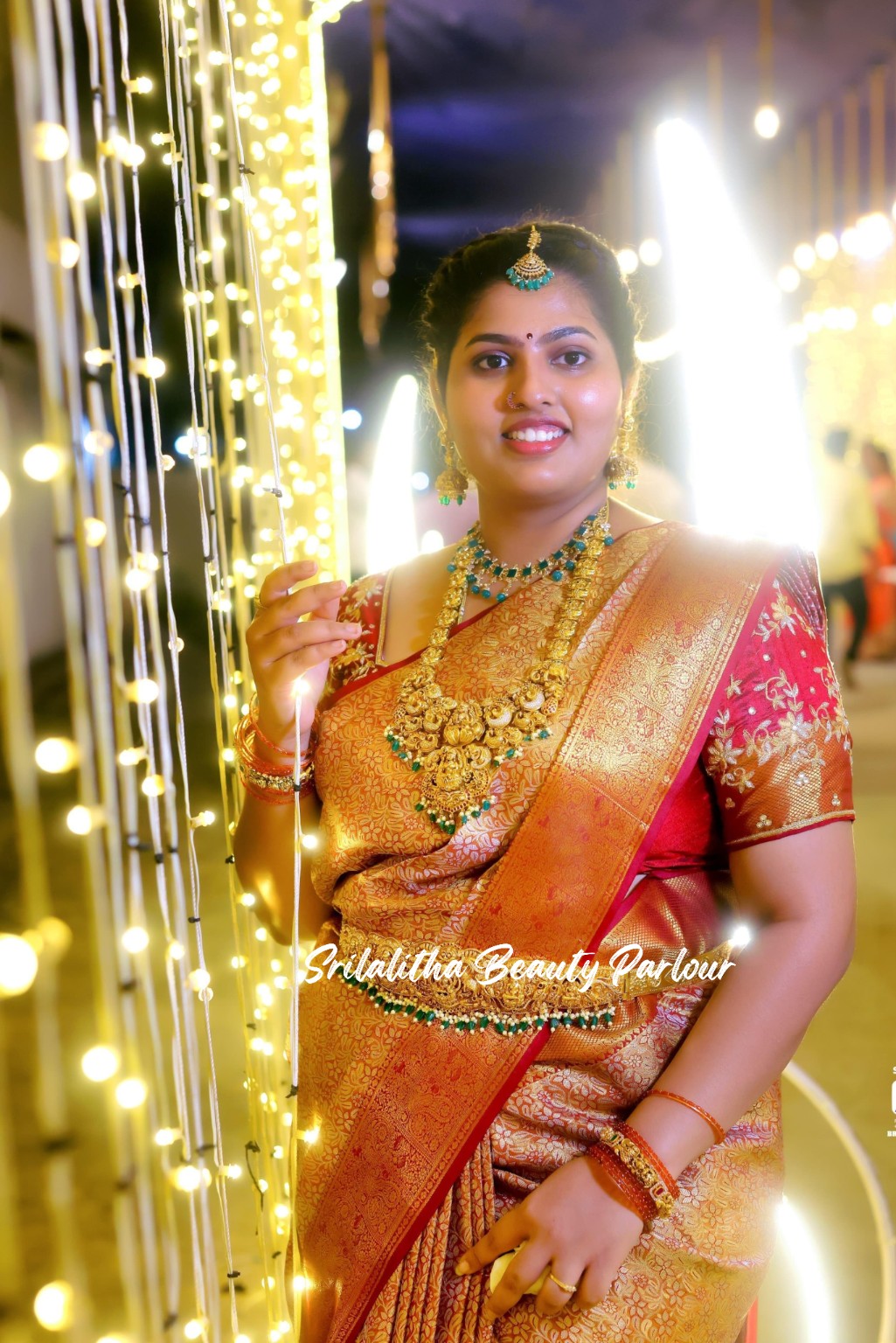Reception Makeup at Sri Lalitha Beauty Parlour